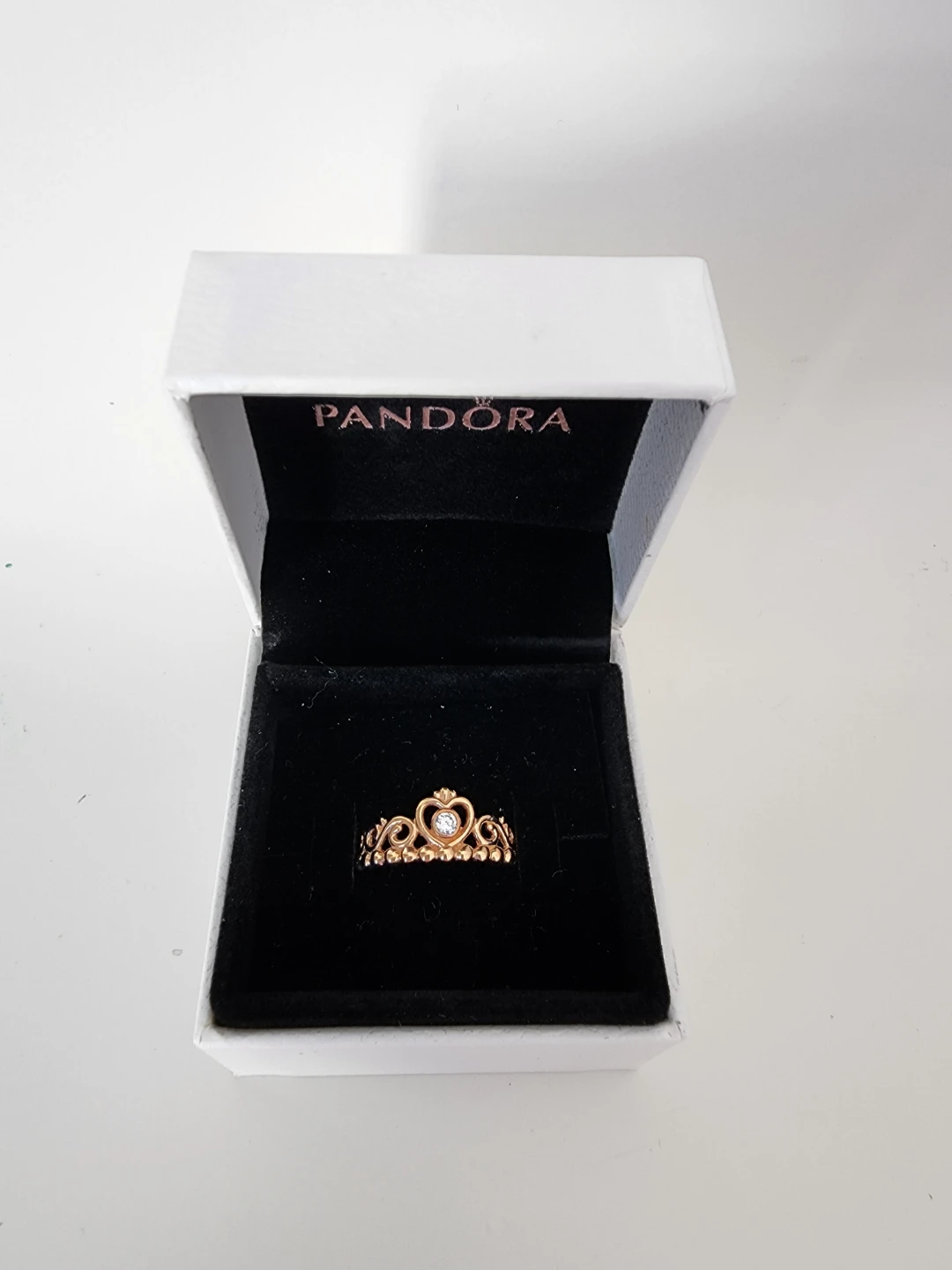 Pandora Rose Gold Princess Ring