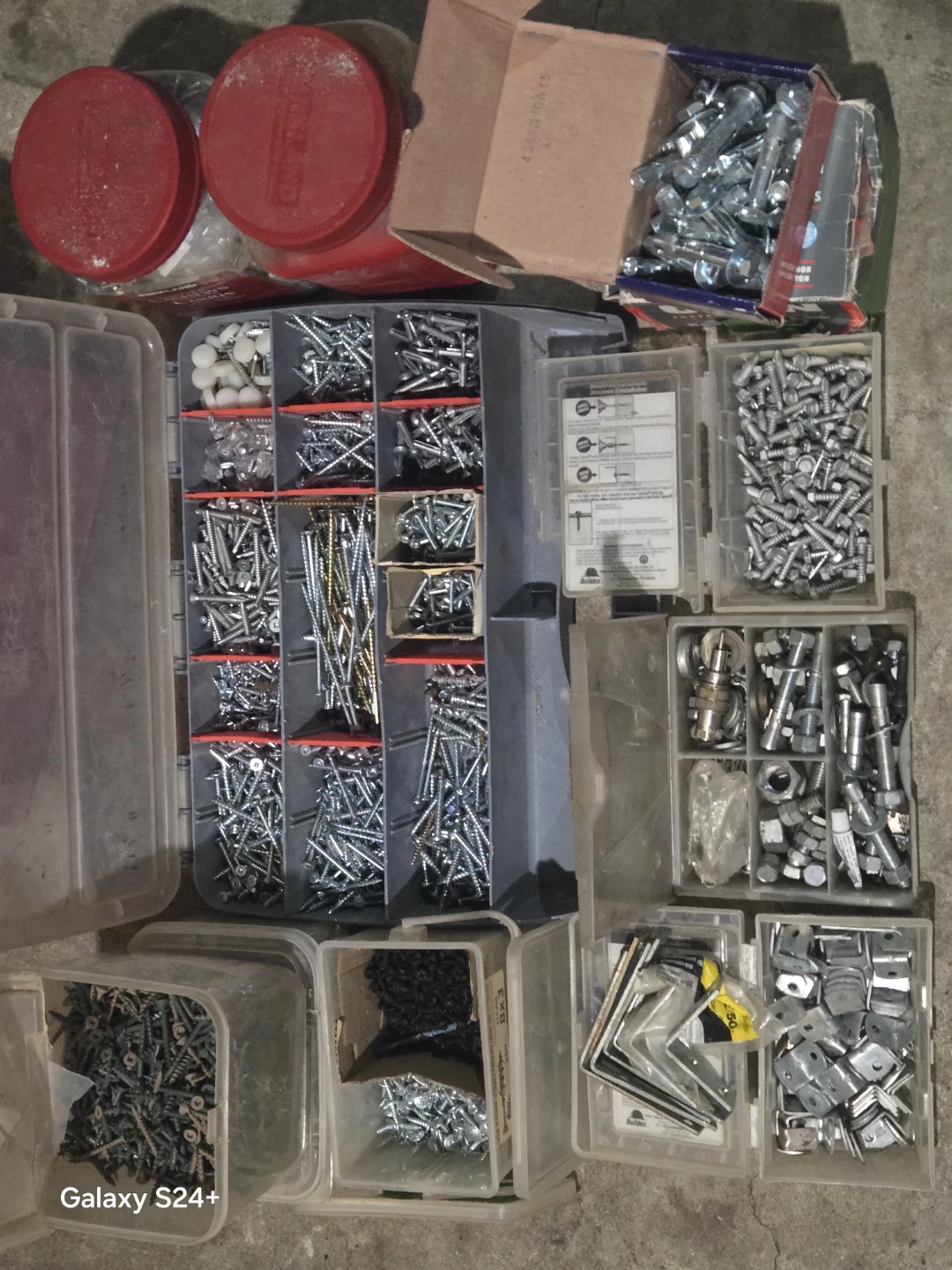 Assorted Hardware Fasteners and Tools - photo 2