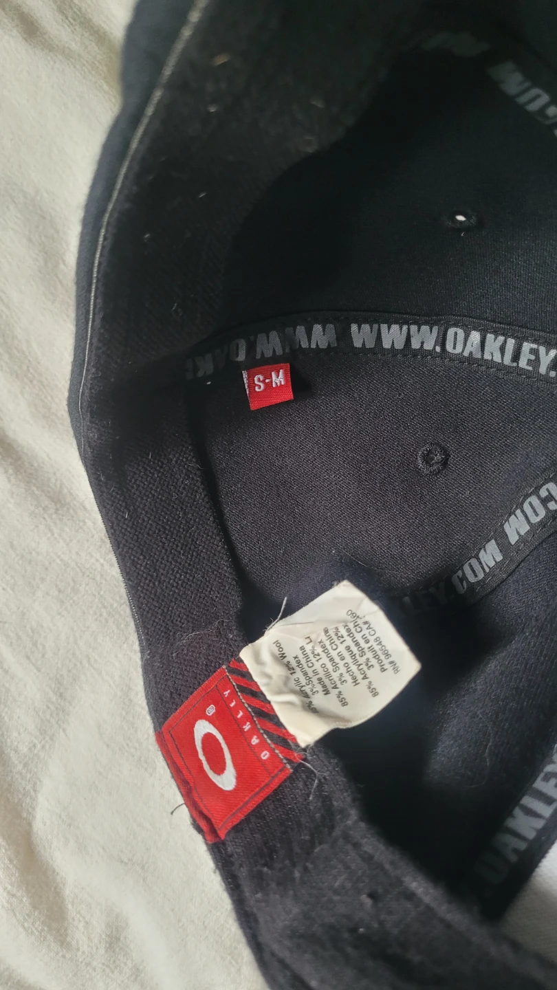 Oakley Black Fitted Baseball Cap S-M - photo 3