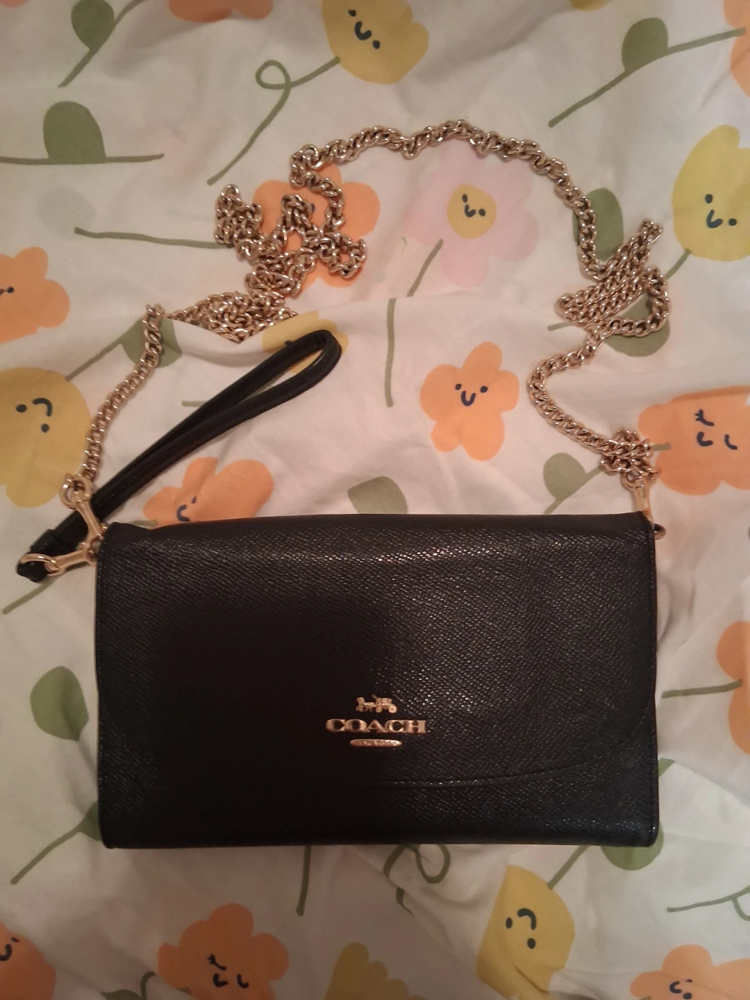 Coach Black Crossbody Wallet