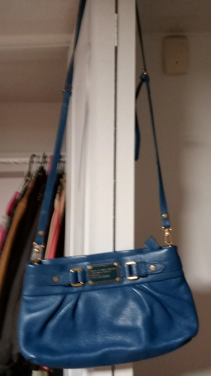 ⚽Marc by Marc Jacobs Blue Leather Clutch/Crossbody Bag - photo 2