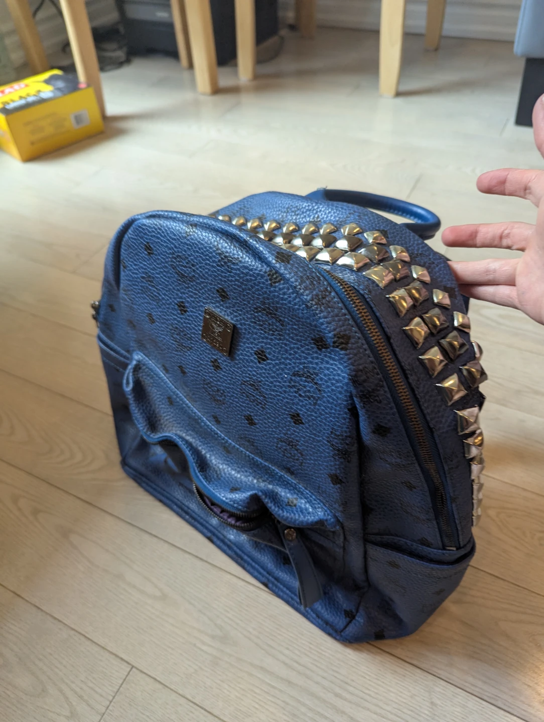MCM Studded Backpack