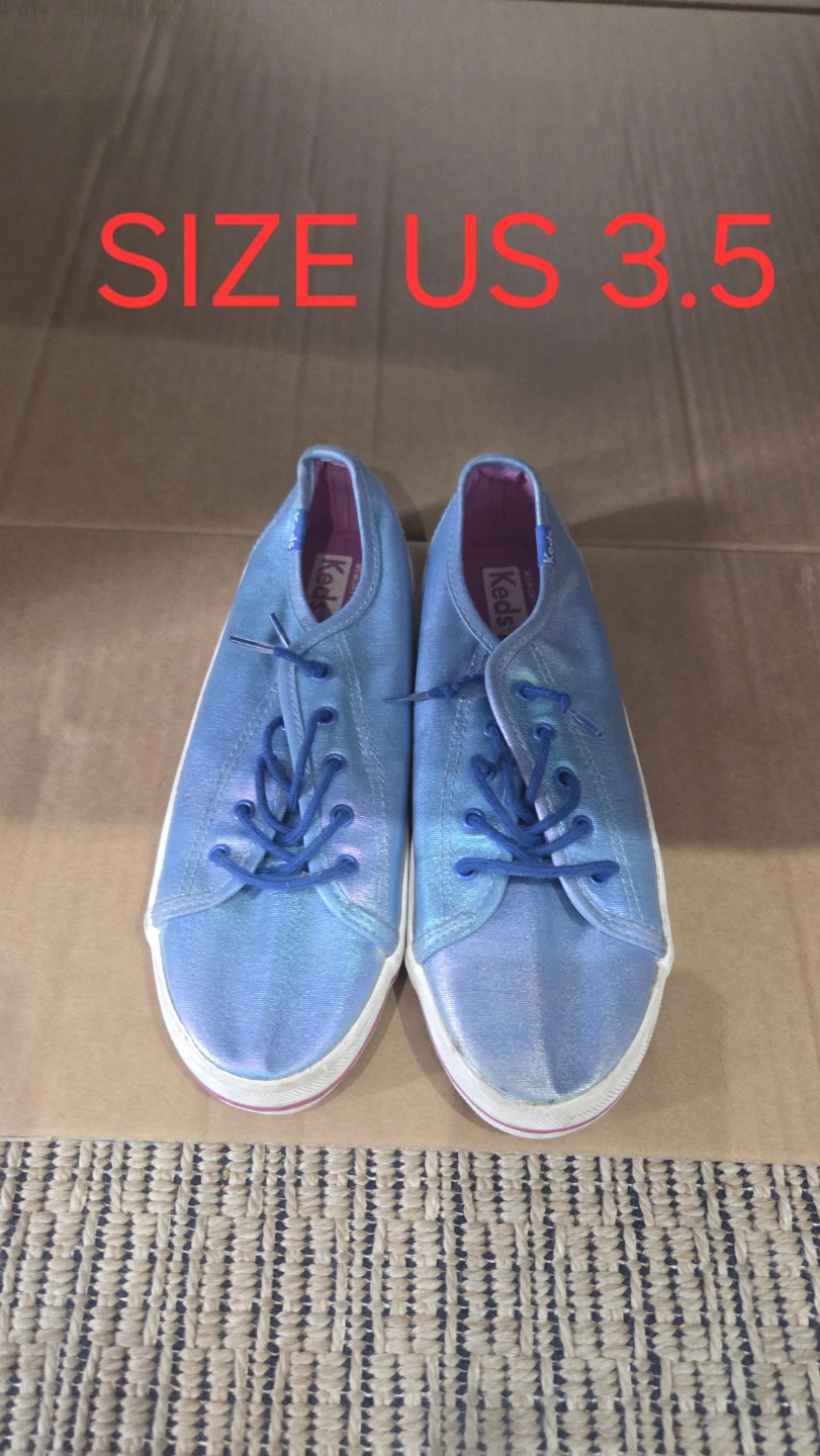 Keds Blue Sparkle Sneakers US Size 3.5