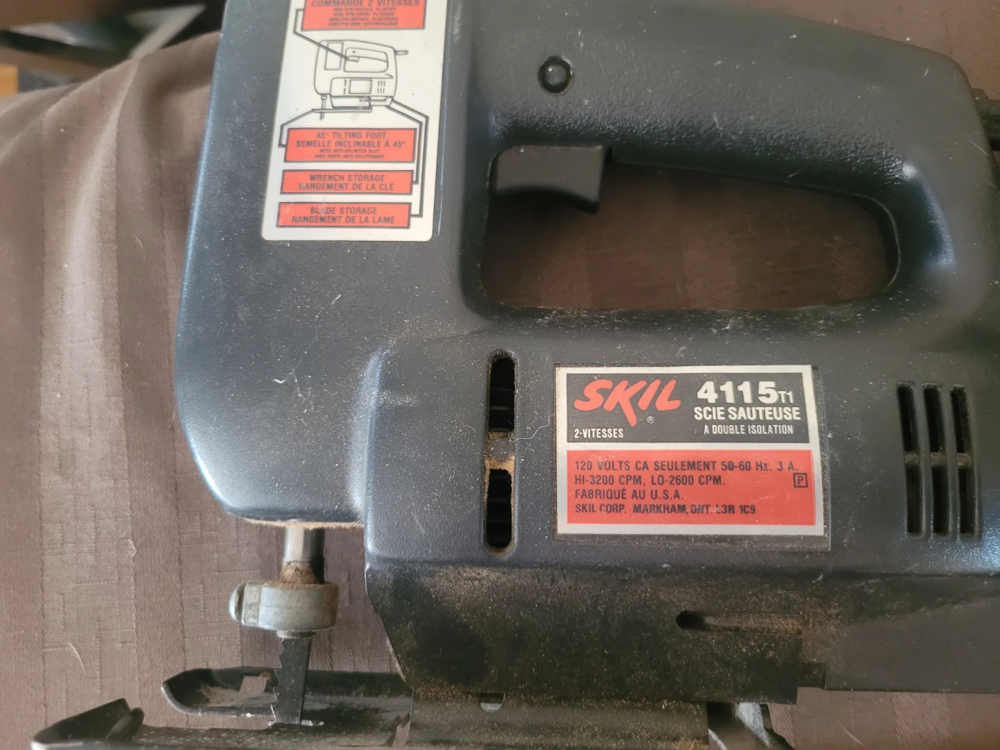 Skil 4115Ti Jigsaw & Bench Mark Planer - photo 2