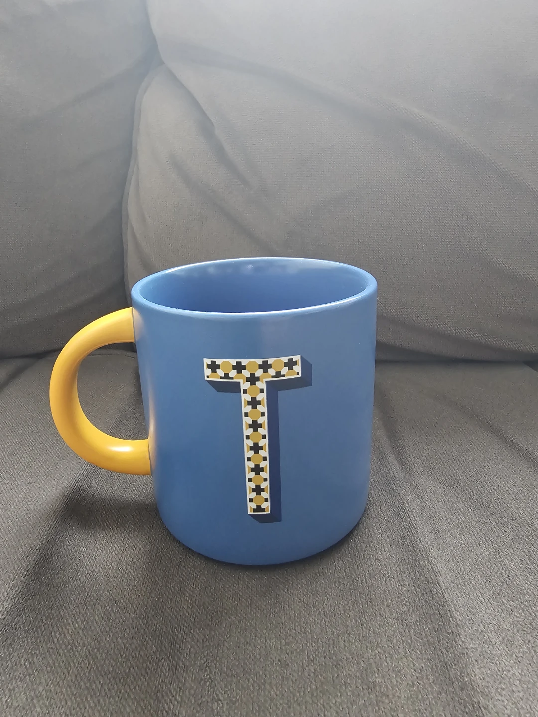 Indigo OUI Monogram "T" Mug ☕️ ⚽️ - photo 2