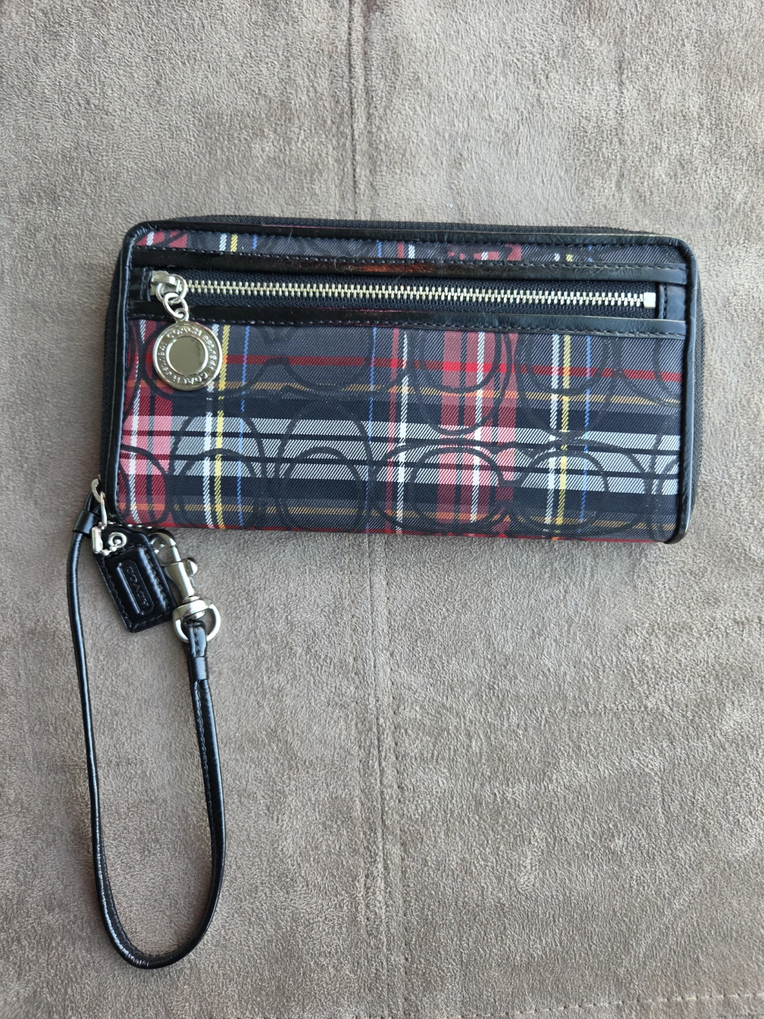 Coach Plaid Wristlet Wallet - photo 2