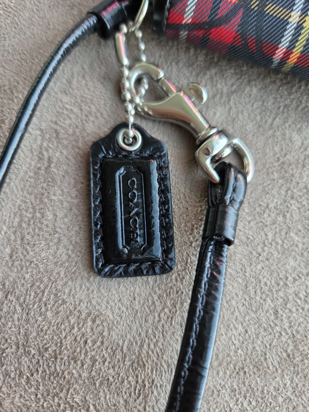 Coach Plaid Wristlet Wallet - photo 3