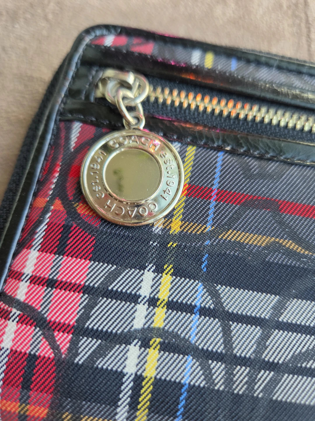 Coach Plaid Wristlet Wallet - photo 4