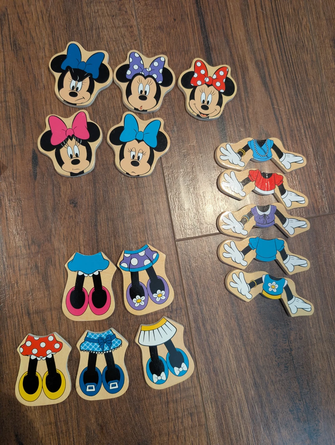 Melissa & Doug Minnie Mouse Wooden Mix & Match Dress-Up Puzzle - photo 2