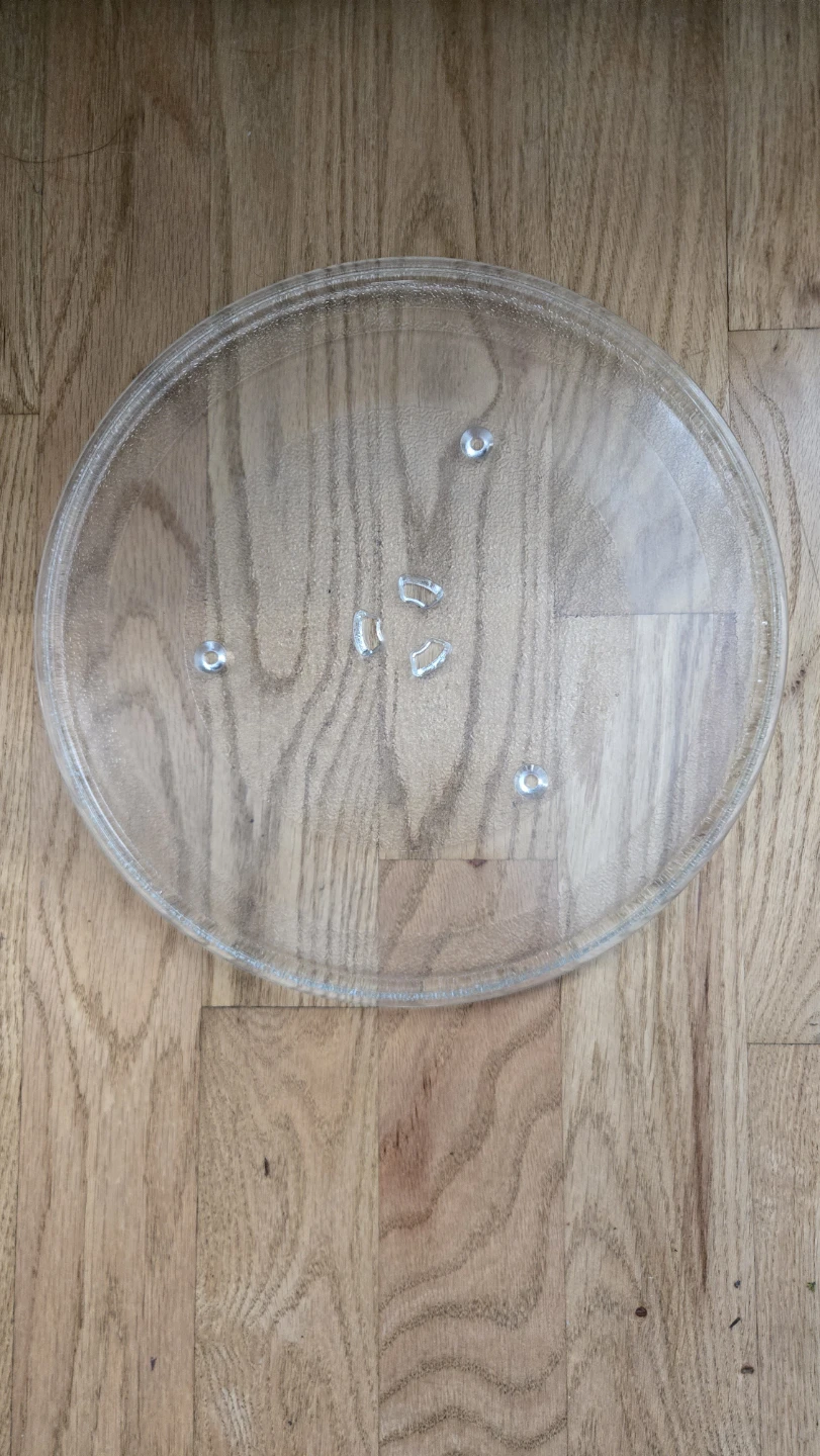 Glass Microwave Oven Turntable Plate Hamilton Bay