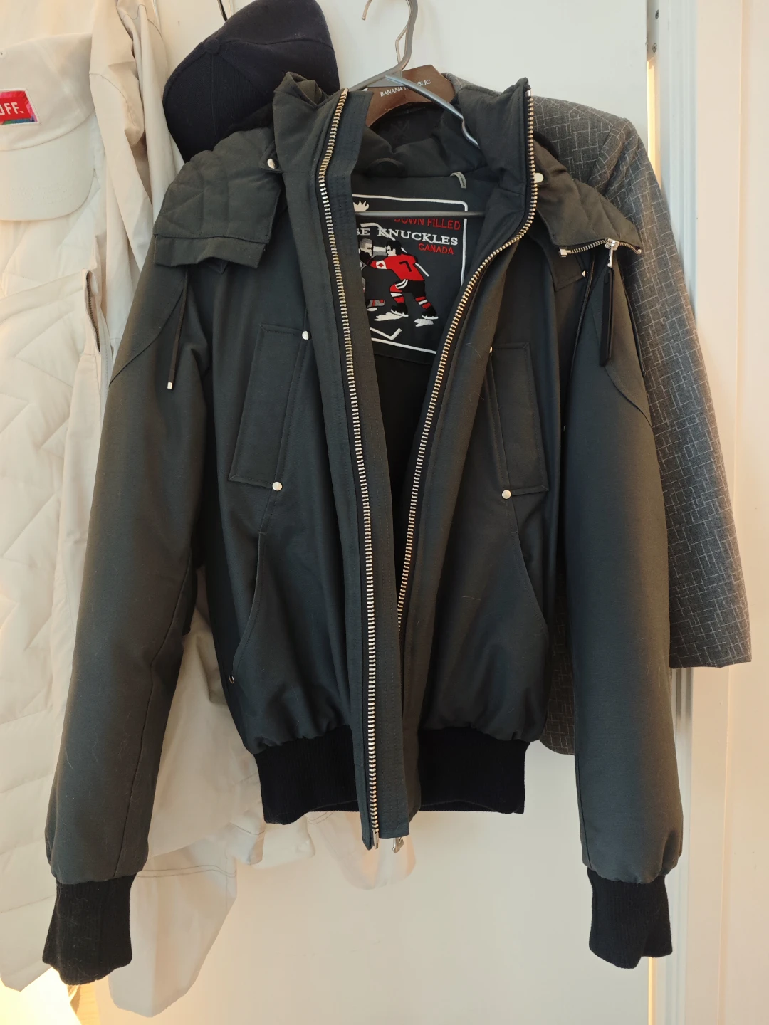 Moose Knuckles Down Filled bomber jacket