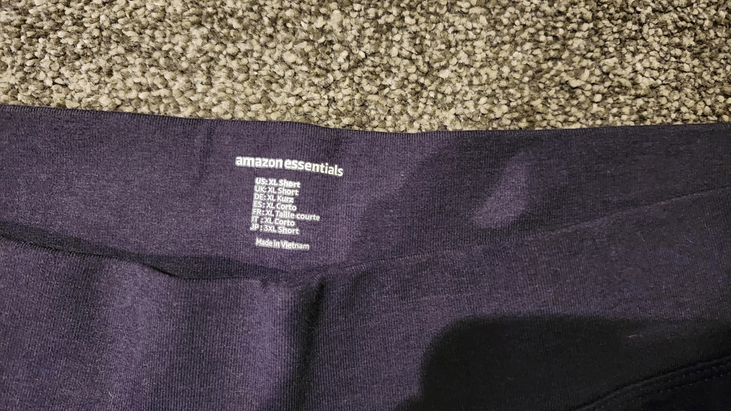 Amazon Essentials Women's XL Short Navy Blue Pants - photo 2