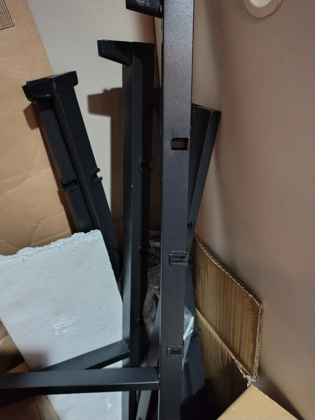 Black bed Legs / Frame with one crooked piece - photo 2