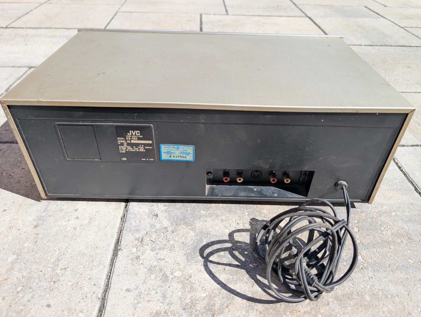 JVC KD-55 Stereo Cassette Deck TESTED - photo 4