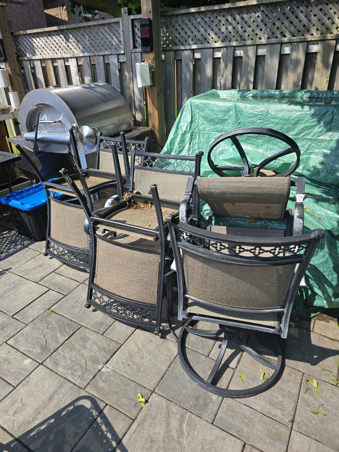 Outdoor Dining Table and Chairs Set