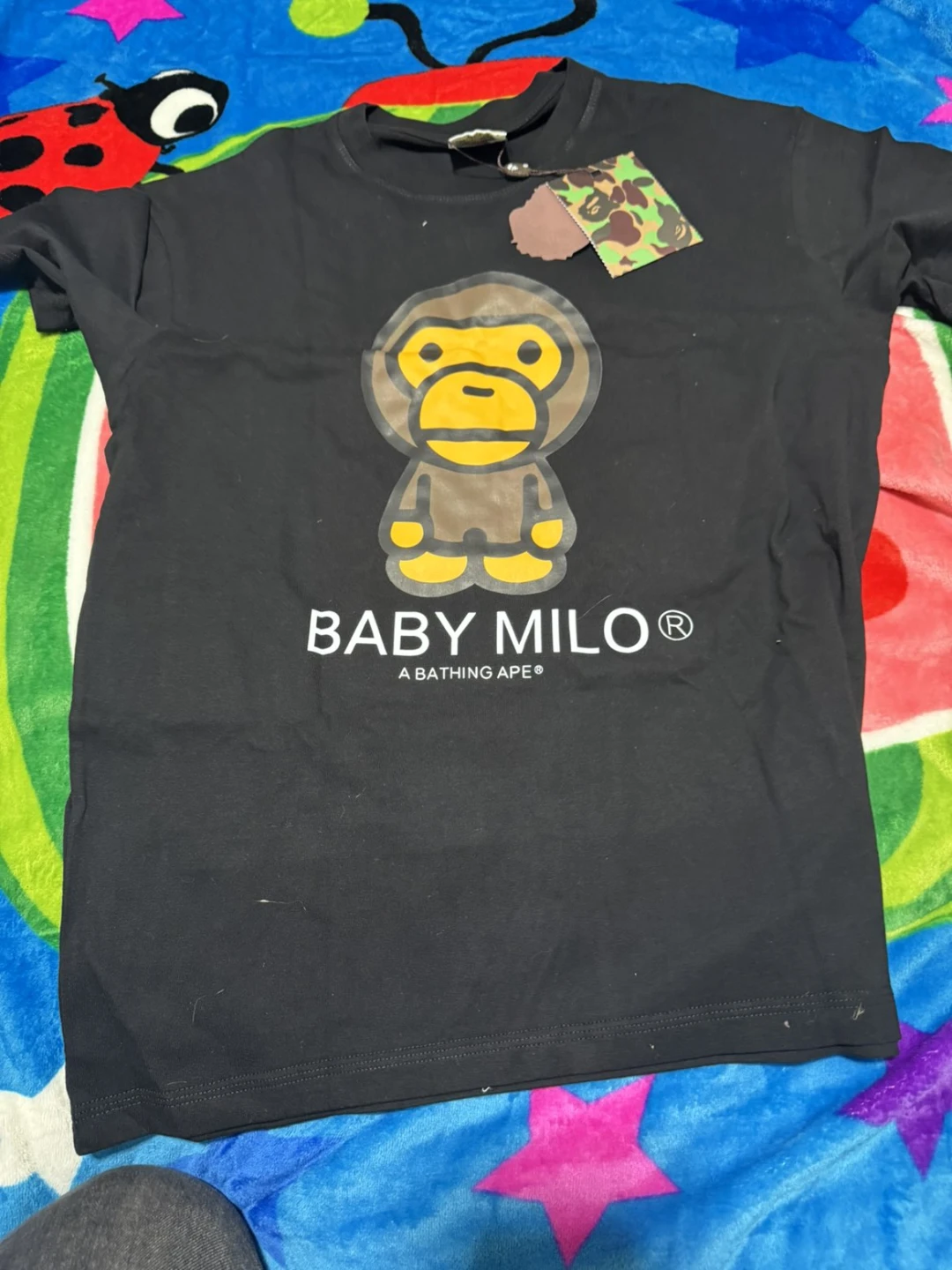 A Bathing Ape Baby Milo T-Shirt - Black, Size M