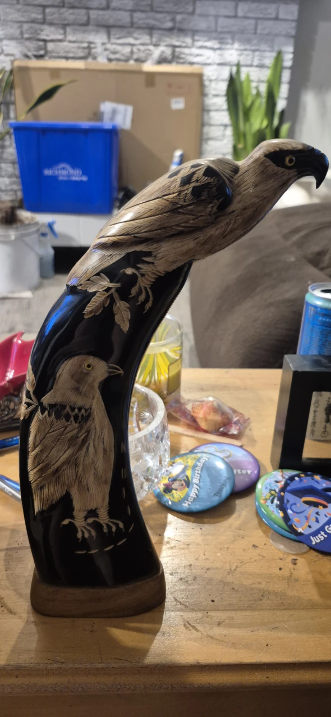Carved Horn Figurine