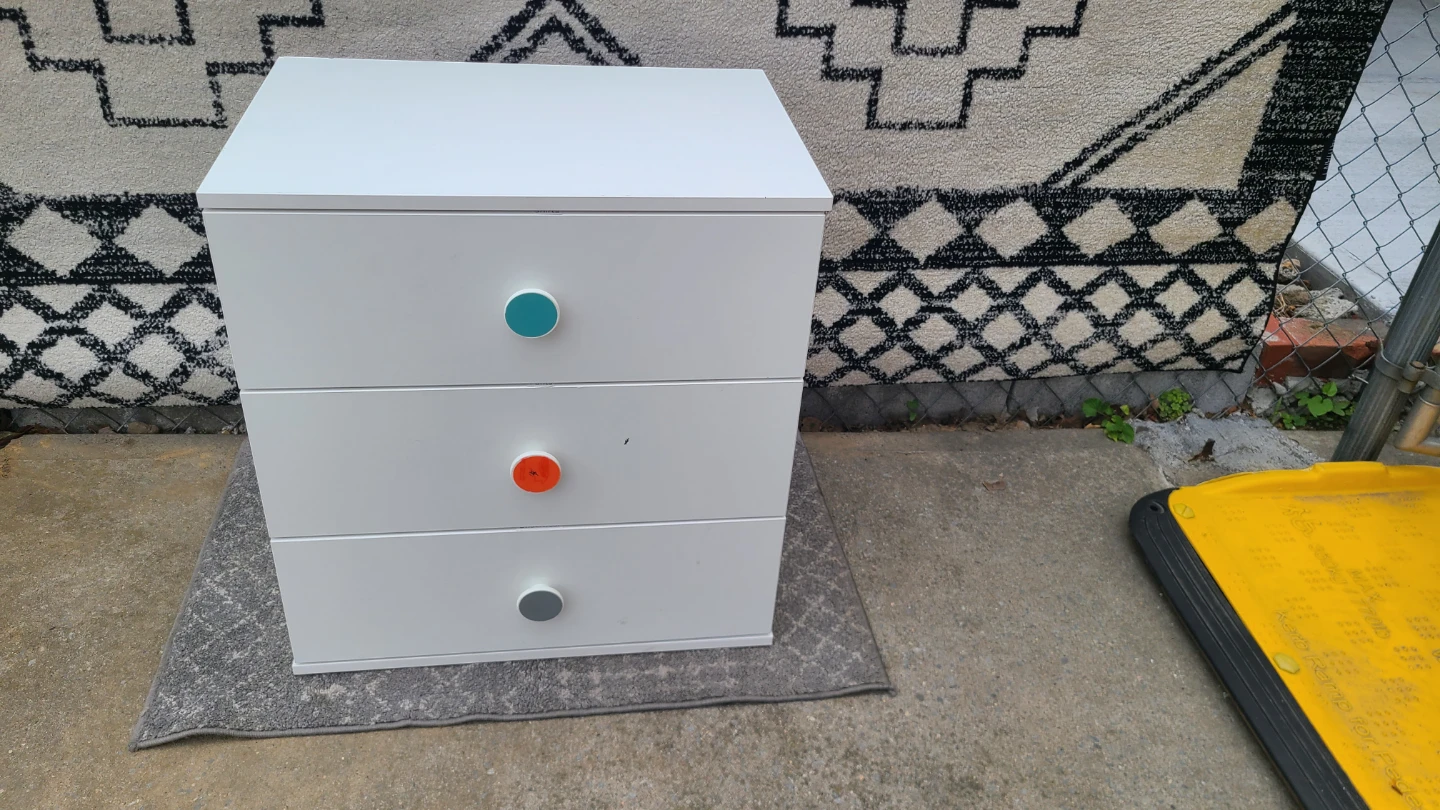 IKEA KULLEN 3-Drawer Chest - White - photo 2