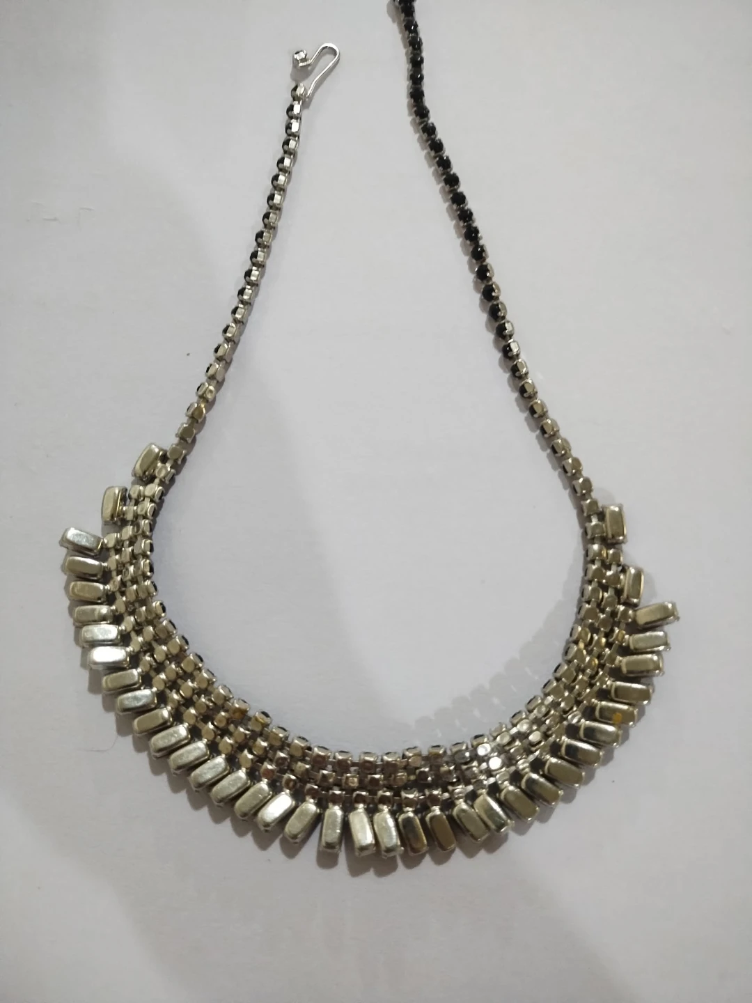 Sparkly Black Rhinestone Statement Necklace - photo 2
