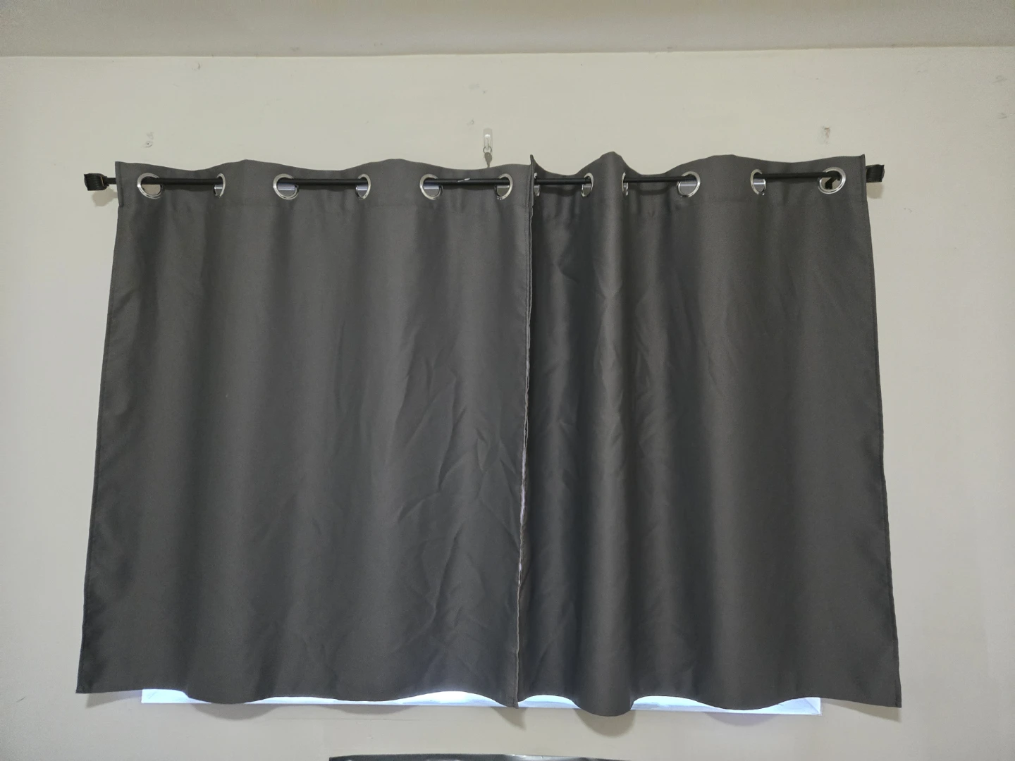 Grey Grommet Curtains - photo 3