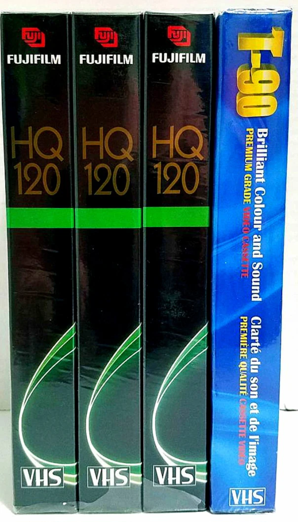 📼Fujifilm VHS Tapes - Set of 4📼
