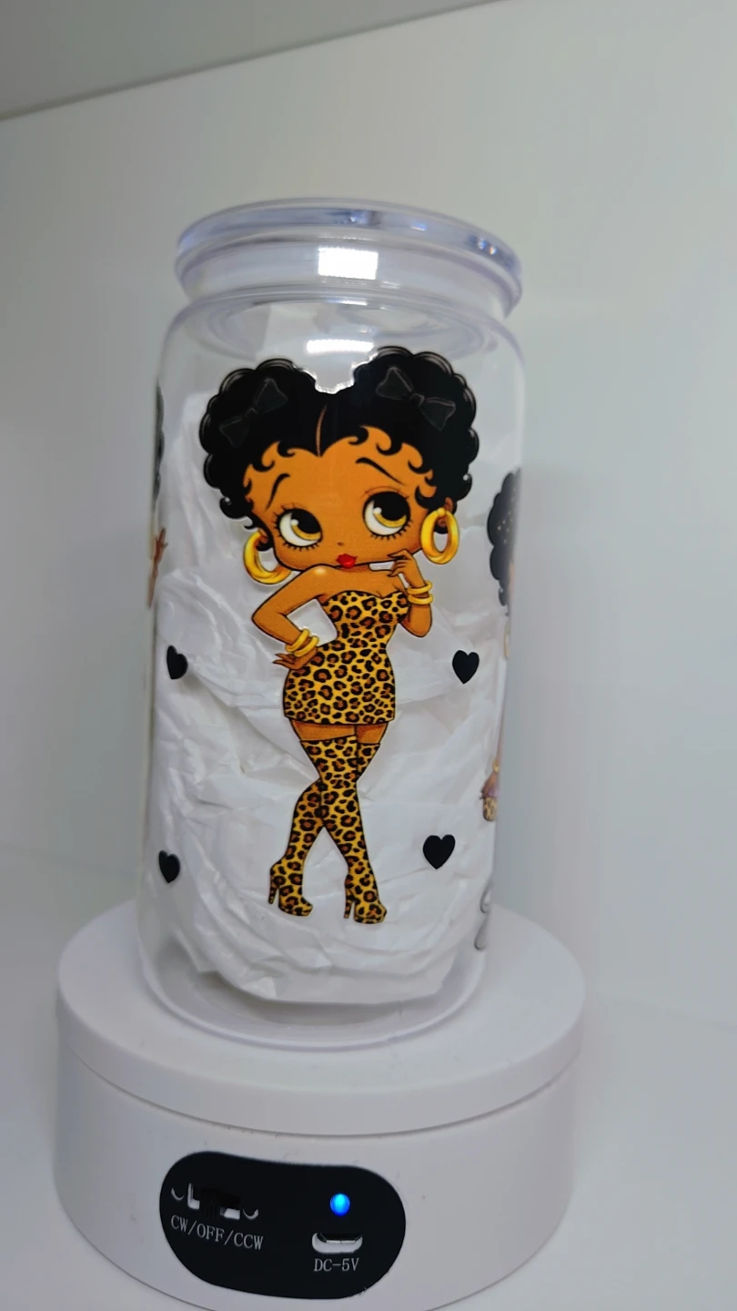 Leopard Print Betty  Tumbler Cup - photo 4