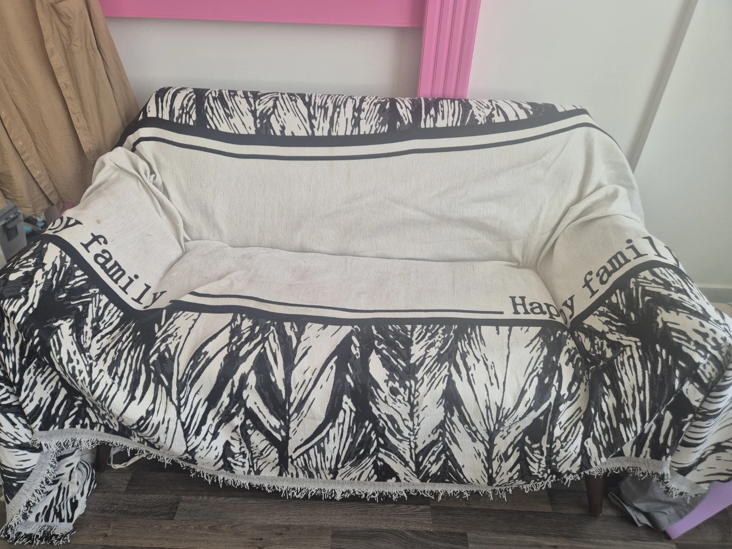 Sofa with Decorative Throw - photo 3