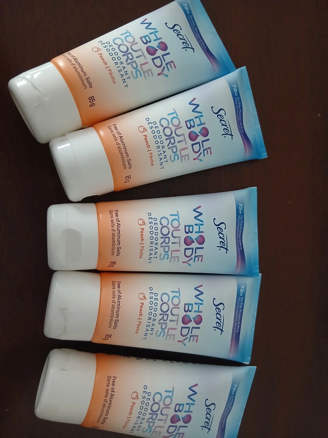 ⚽️Secret Whole Body Deodorant - Peach (5 Pack)