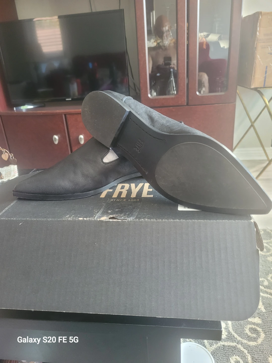 FRYE Women's Black Leather Loafers - photo 2