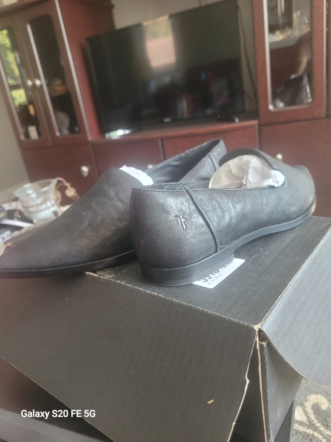 FRYE Women's Black Leather Loafers - photo 4