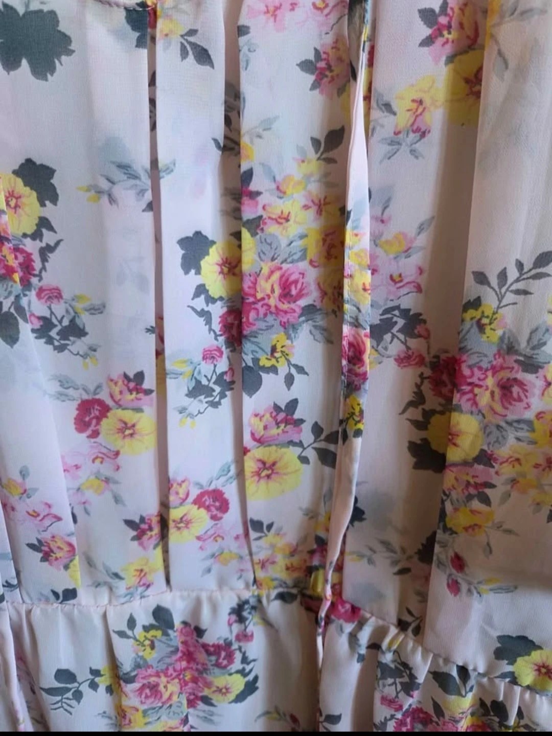 Pink Floral Chiffon top - photo 2
