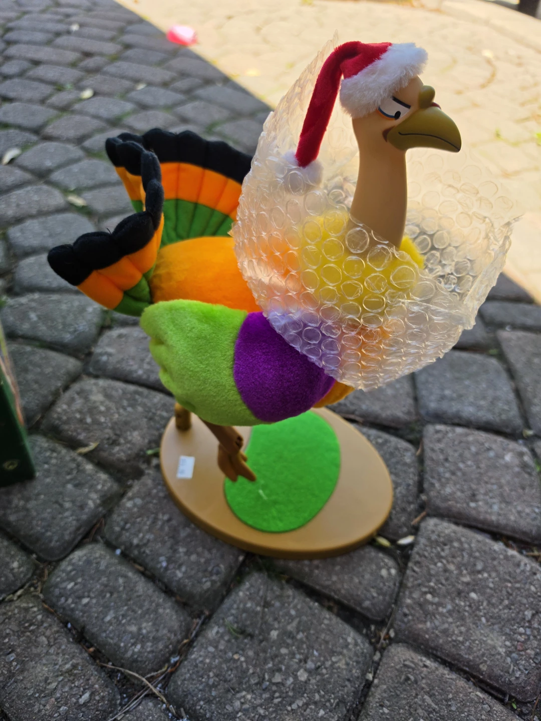 Rare Dancing Turkey Toy with Santa Hat - photo 4