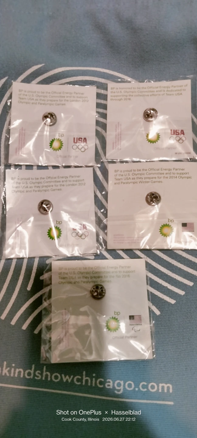 BP Olympic Pins Collection (Lot of 5) - photo 2