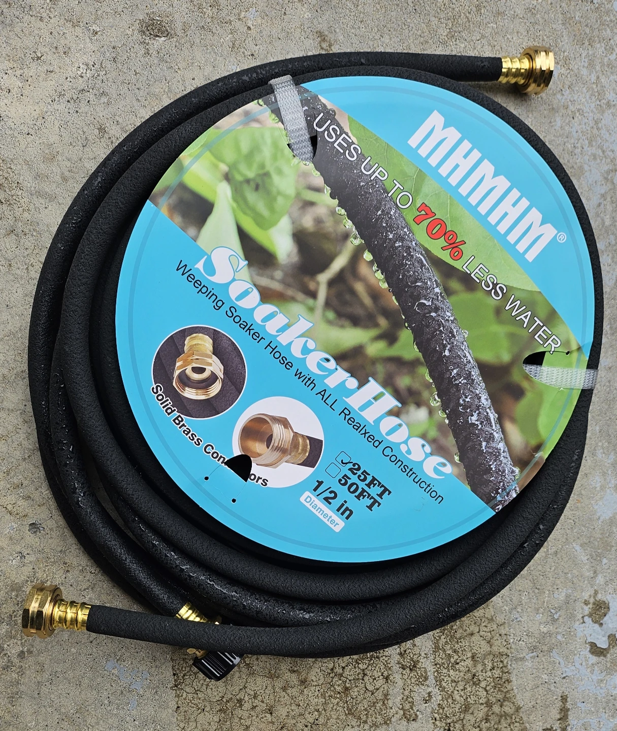 Weeping Soaker Hose 25ft - Set of 2