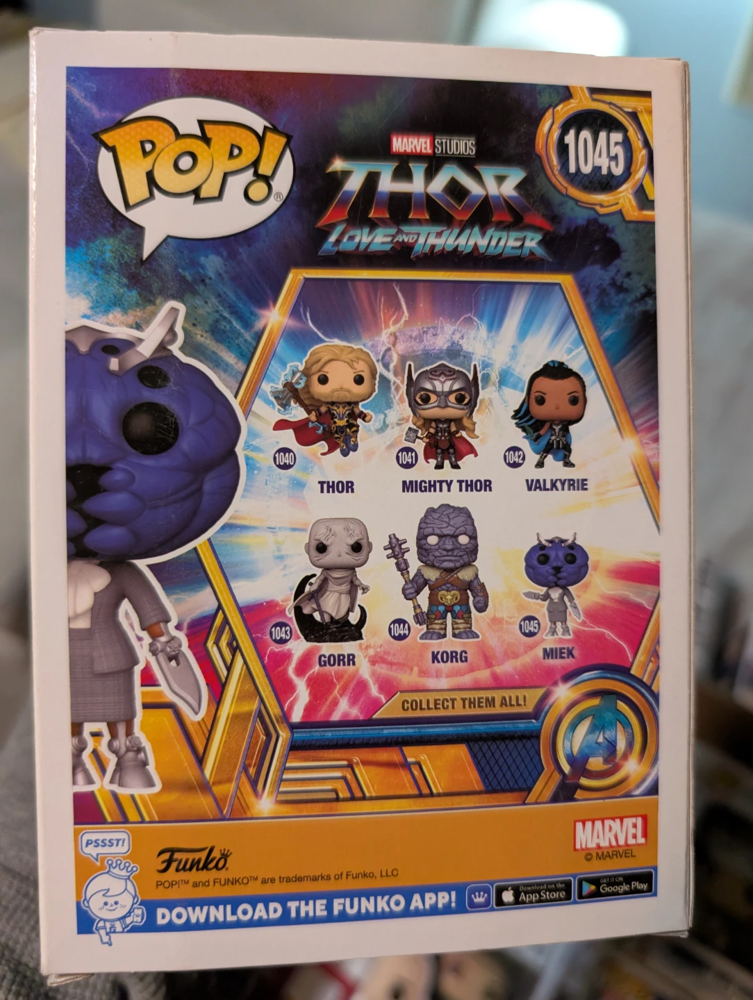 Funko Pop! Marvel Thor Love and Thunder Miek #1045 Bobblehead - photo 2