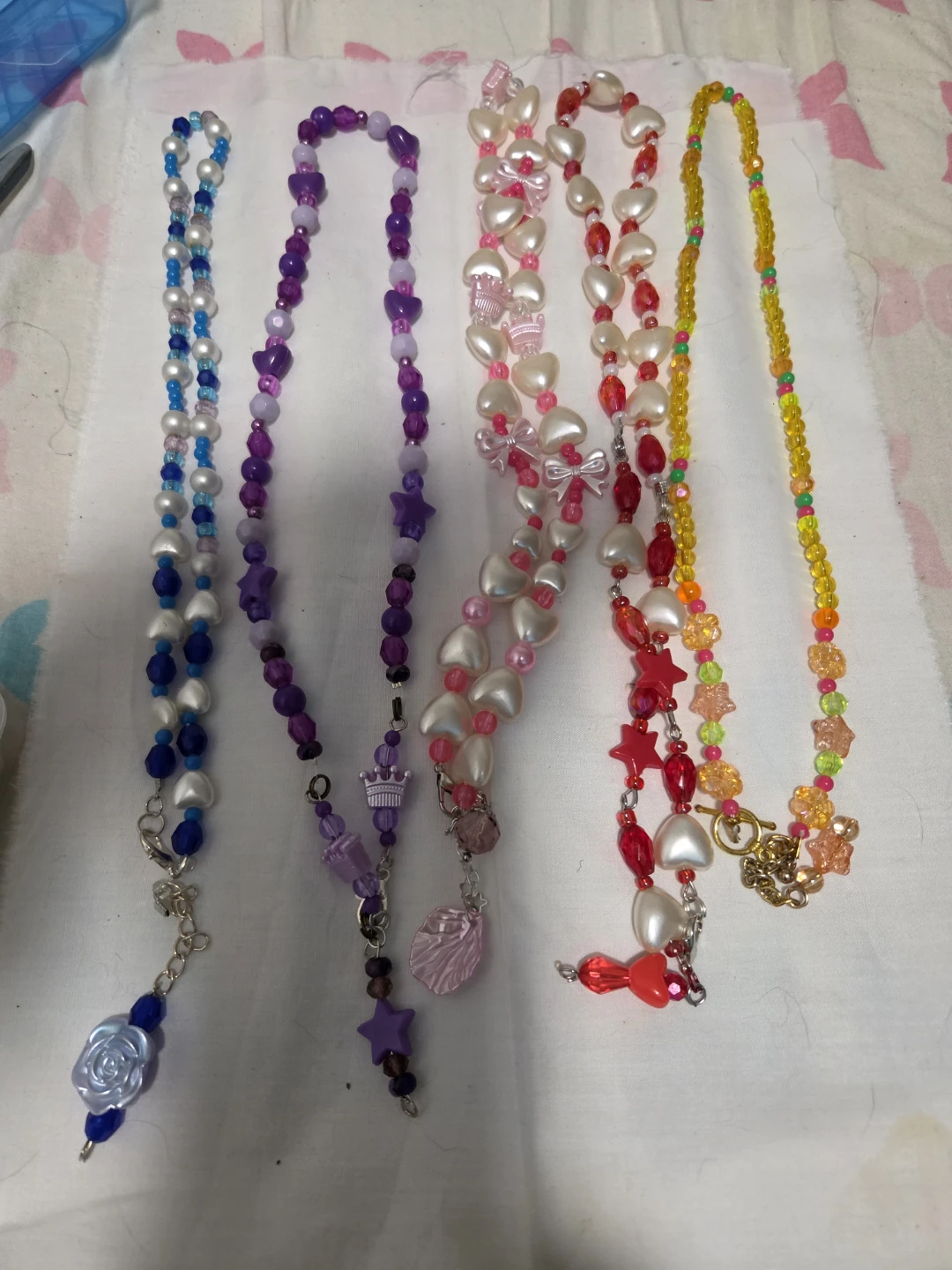 Handmade Beaded Bracelets necklaces and Earrings