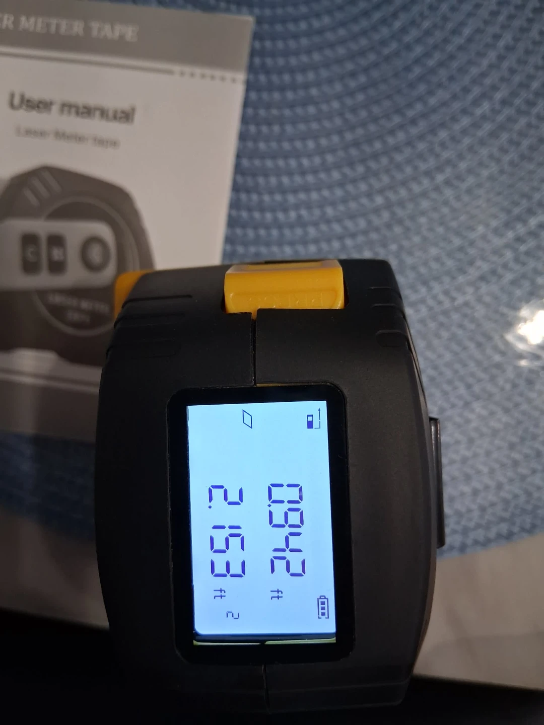 Laser Meter Tape Measure Rechargeable 19mm 5m - photo 3