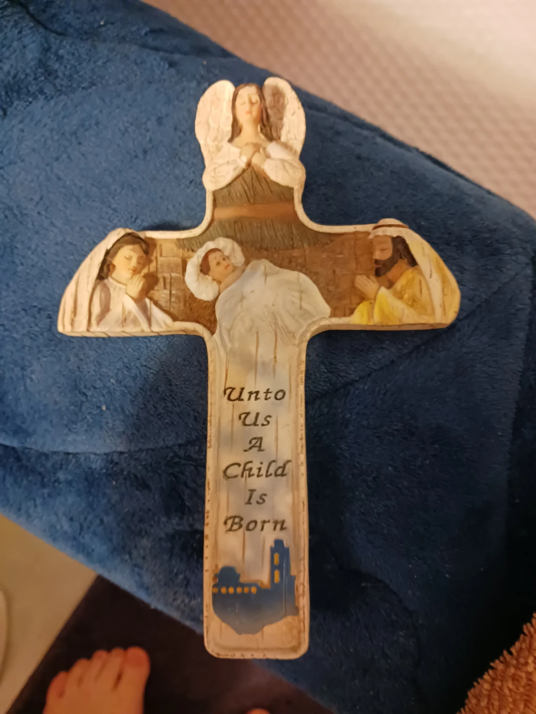 Nativity Scene Cross - photo 2