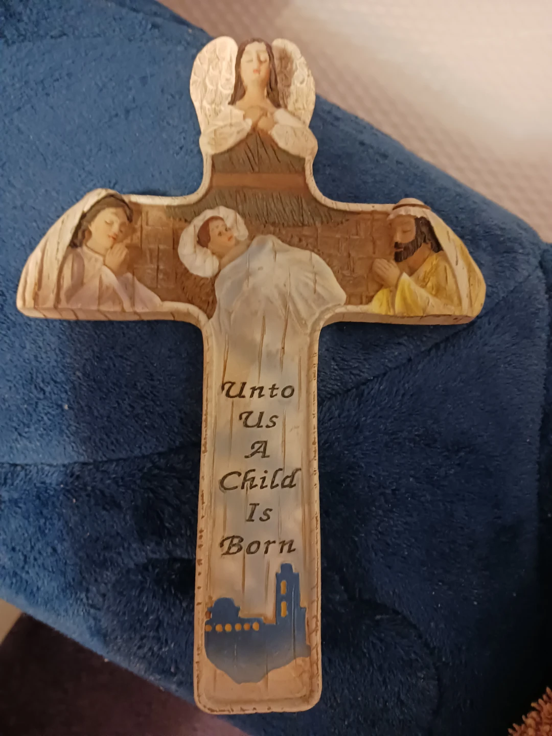 Nativity Scene Cross - photo 3