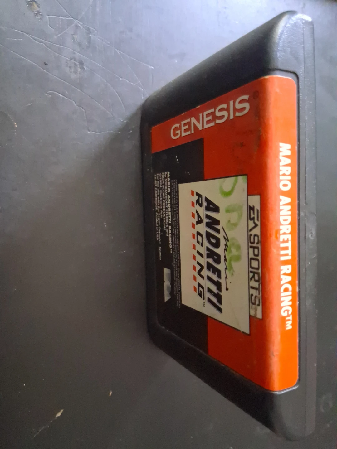 Mario Andretti Racing Genesis Game Cartridge - photo 4