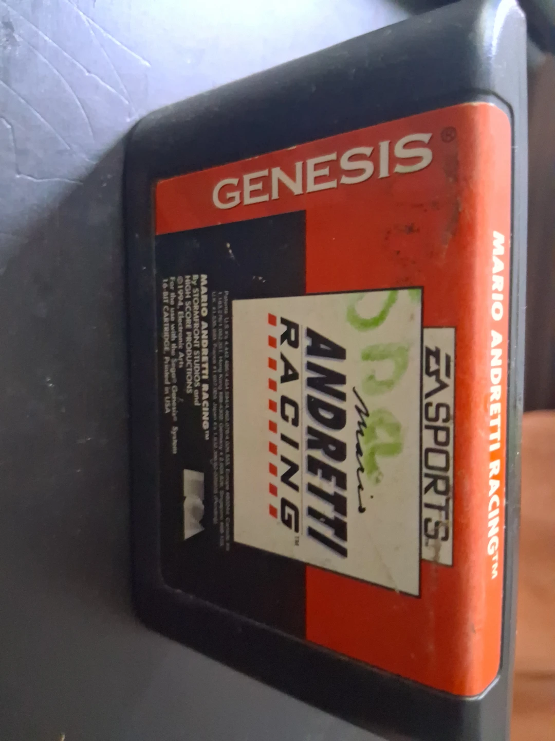 Mario Andretti Racing Genesis Game Cartridge - photo 5