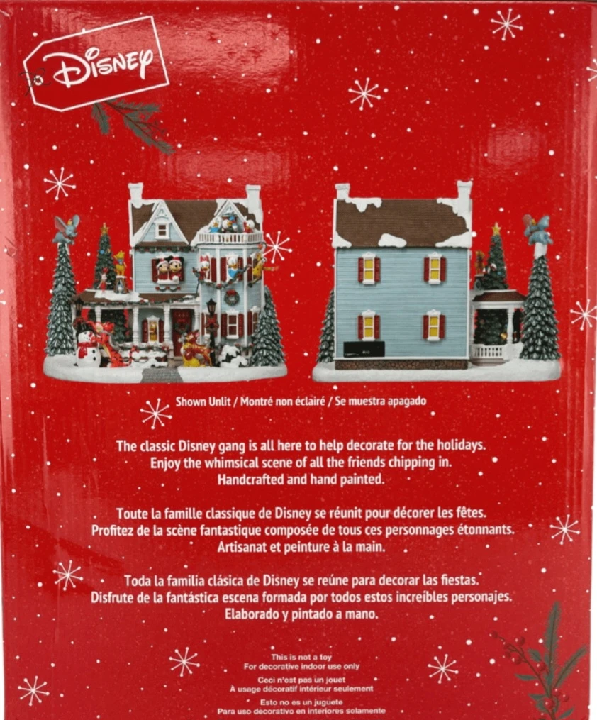 Disney Animated Holiday House with Lights and Music - photo 3