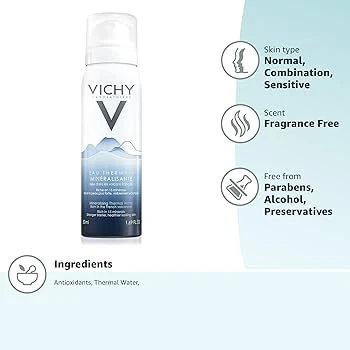Vichy Mineralizing Thermal Water Spray 50ml - photo 2
