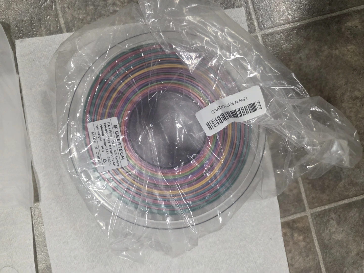 Geeetech Silk Rainbow PLA Filament 1.75mm 1kg - photo 3