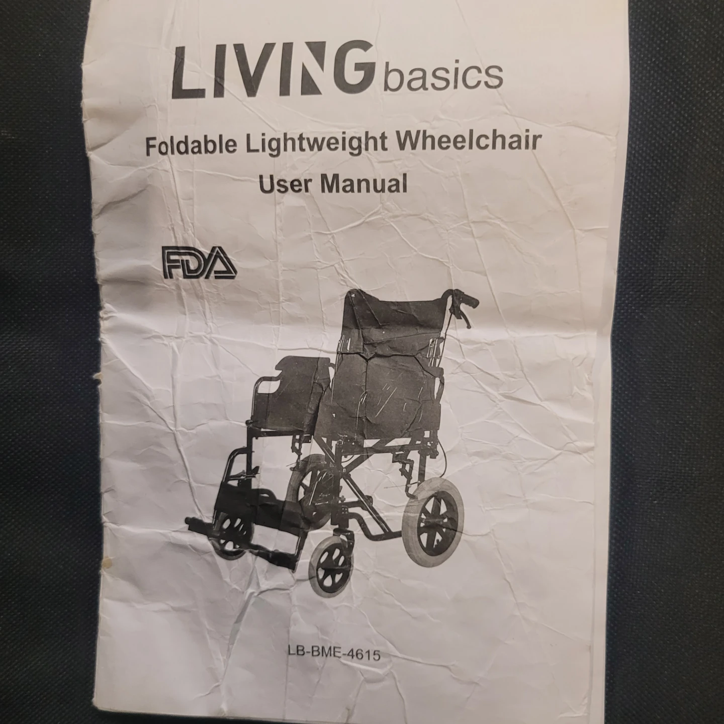 LIVING basics Foldable Lightweight Wheelchair - photo 5
