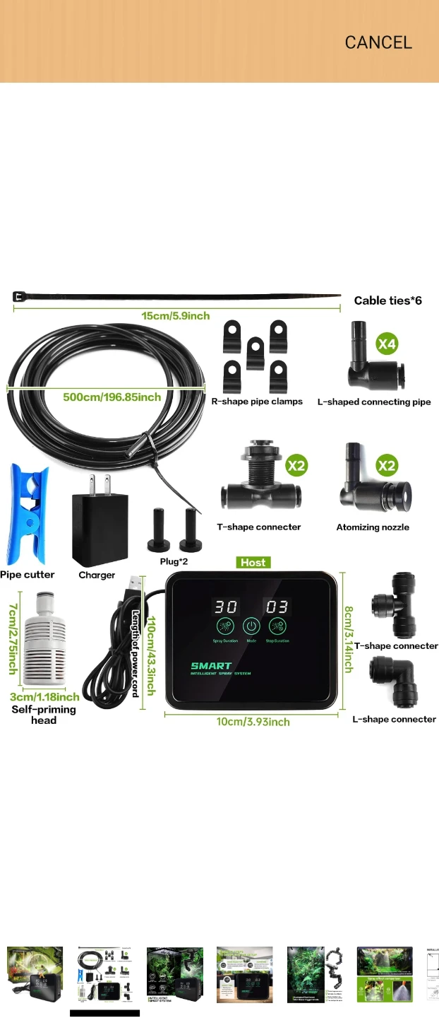 SMART Intelligent Spray System Mist Maker Fogger Nozzle for t - photo 2