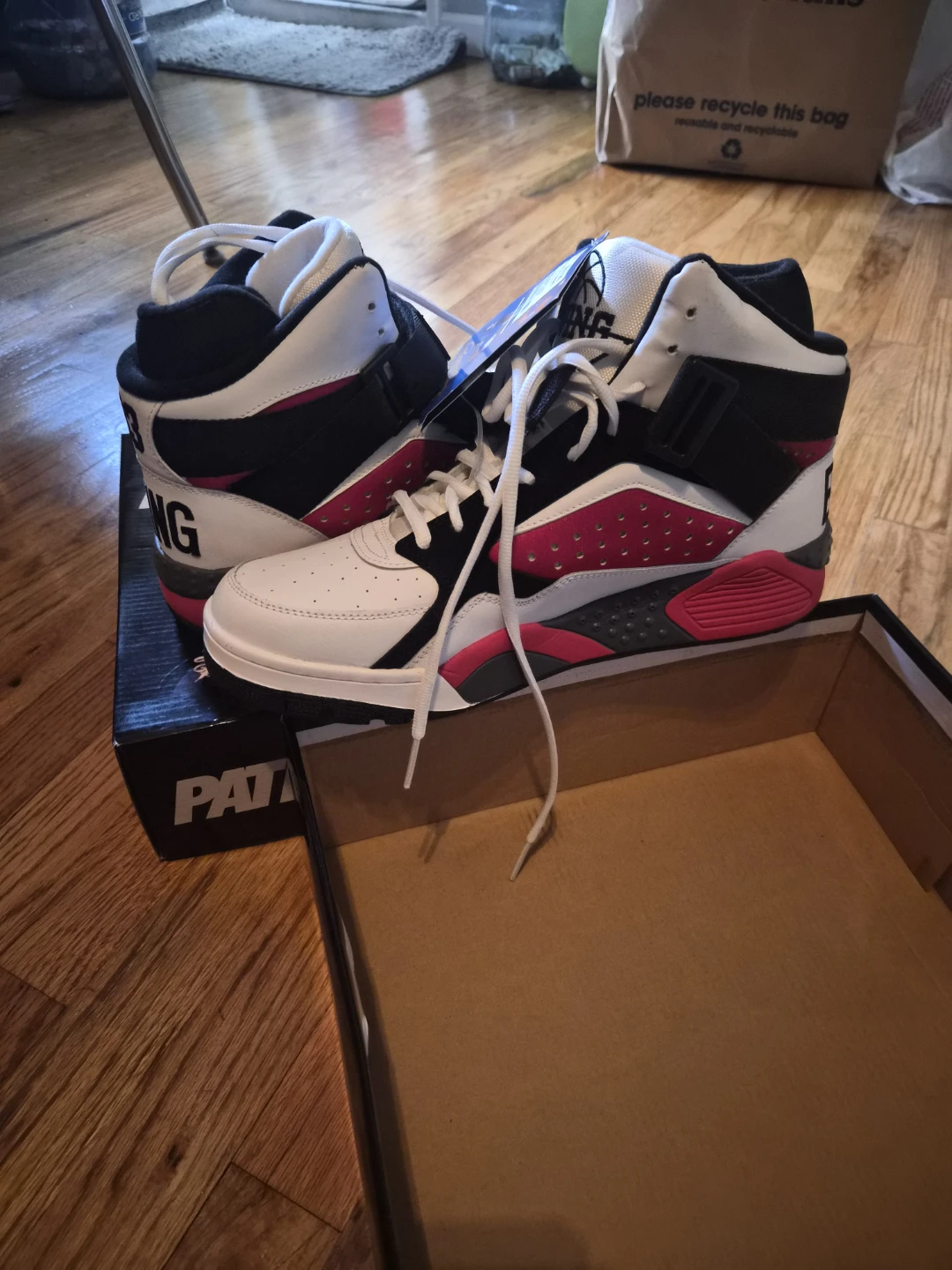 Patrick Ewing Focus Sneakers White/Red/Black
