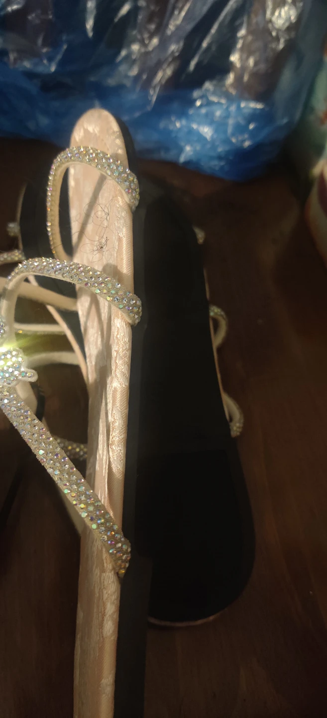 Women's Sparkly Butterfly Sandals Size 40 - photo 4