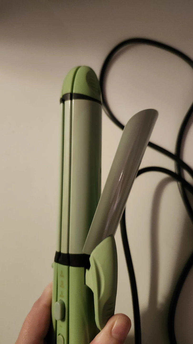 Green Crimper and Curling Wand Hair Tool - photo 4