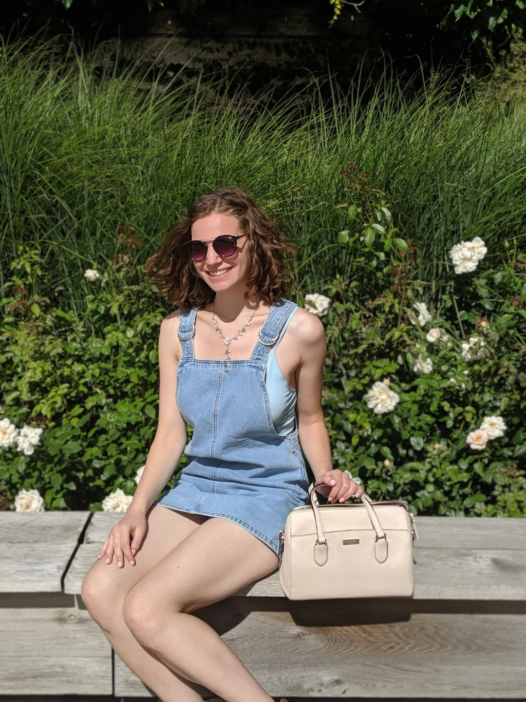 Denim Pinafore Dress